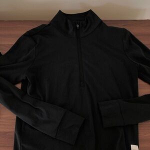 Vuor women’s Black half Zip-Up long sleeve
